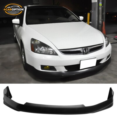Fits 06-07 Honda Accord Coupe 2DR HFP Style Front Bumper Lip Spoiler Splitter PU