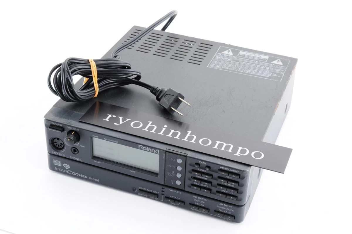 Roland SC-88 Sound Canvas MIDI Sound Module ZG37297 Made In Japan DHL FedEx