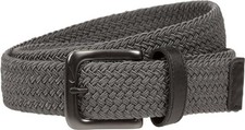Nike Men's XL Standard G-Flex Woven Stretch Golf Belt Dark Gray NEW S5045051A