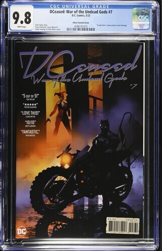 DCeased: War of the Undead Gods #7 (2023) Purple Rain Homage CGC 9.8 EE192