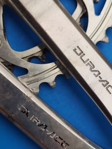 SHIMANO DURA ACE KURBELGARNITUR FC-7400 170 JH VIA JAPAN GUARNITURA BICI VINTAGE - Bild 9 von 24