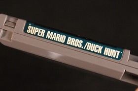 Nintendo Super Mario Bros. / Duck Hunt NES vintage original video game 1985