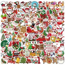 200 Pcs Christmas Stickers Pack, Christmas Gift Sticker, Christmas Decal, Vinyl
