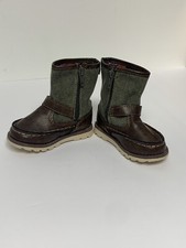 Carter's  Toddler Size 5  Brown/Green Unisex Kids Gavin Ankle Boot