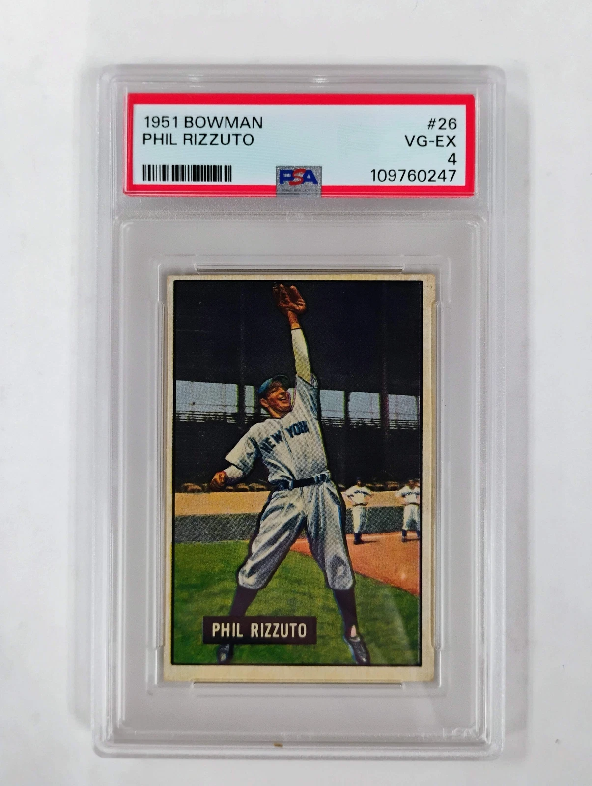 1951 Bowman Phil Rizzuto #26 VG-EX PSA 4