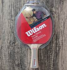 Vintage Wilson Tournament 3 Star Table Tennis Paddle 5-Ply NEW