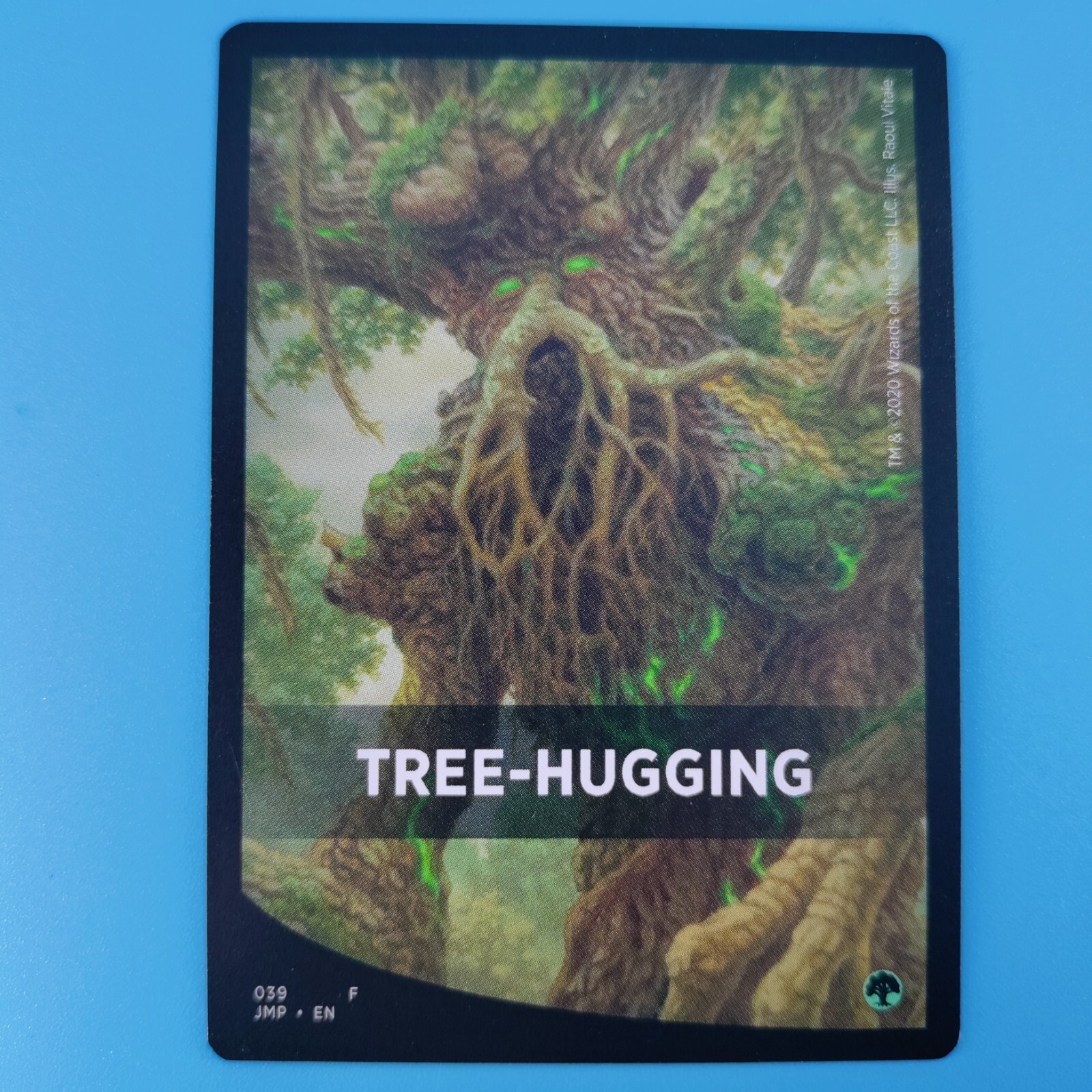 2020 MTG Jumpstart Theme Card (JMP) #039 Tree-Hugging non-foil, Light-Play