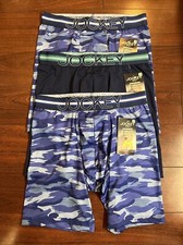 3 Jockey Sport Breathable Mesh Medium Long Leg Boxer Brief 9  Stability Pouch