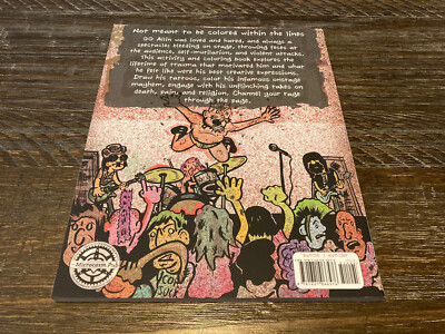 GG Allin: Rock and Roll Terrorist Activity and Coloring Book by
