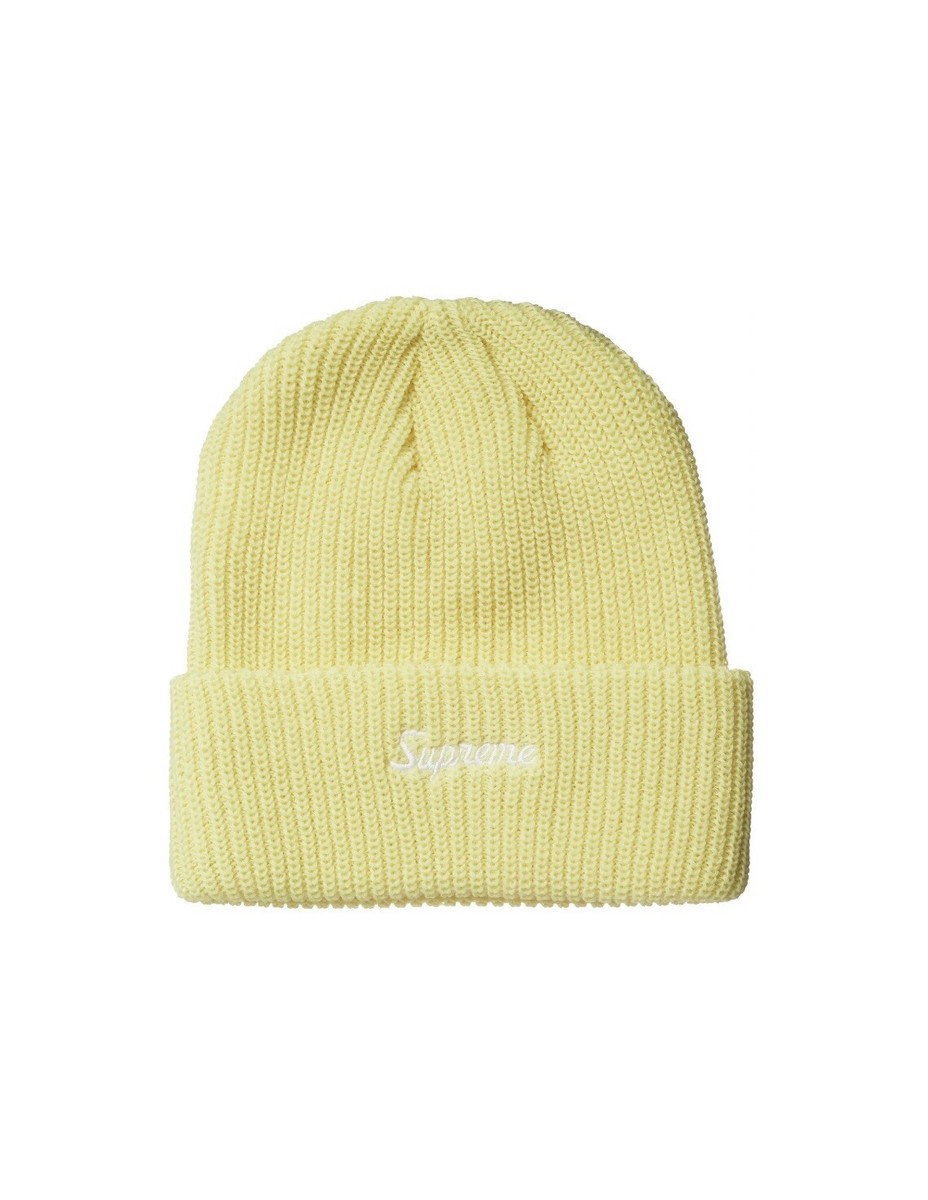 Supreme Loose Gauge Beanie 【Yellow】 黄