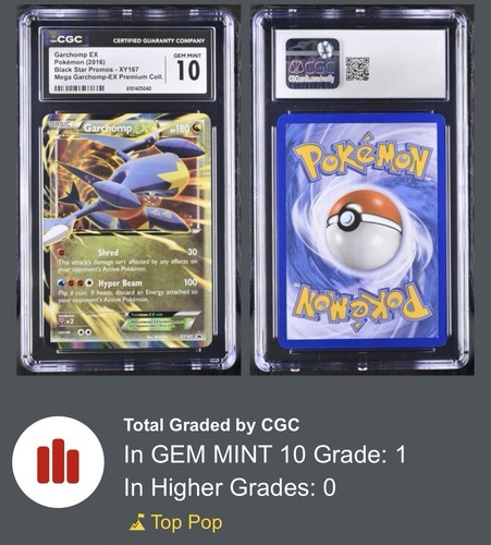 Garchomp-EX graded CGC 10 for sale on eBay