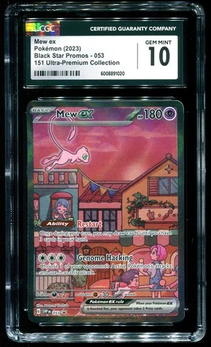 CGC 10 Mew ex 151 Ultra Premium Collection Promo 2023 Pokemon Card #053