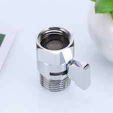  2 Pcs Pommeau De Douche Robinet D'arrêt T-adaptateur Pommeau De Douche À Main