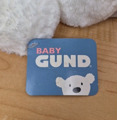 "Palillo de dientes para bebé GUND cisne peluche Cygne blanco gris 12"" con etiqueta" - Imagen 10 de 15