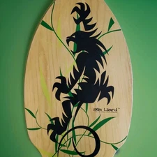 Skimboard Skim Lizard Tribal Lizard King Wood