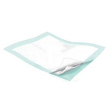 Cardinal Health Underpads, Wings Plus, Heavy Absorbency, Green, 36 x 36IN 48CT