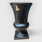 RED WING POTTERY VASE # M-1450 USA MCM Chartreuse Charles Murphy 9 3/8”’tall