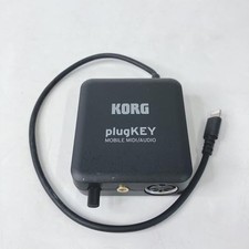 KORG plugKEY Mobile MIDI Audio Interface for iOS iPhone iPad Lightning Black