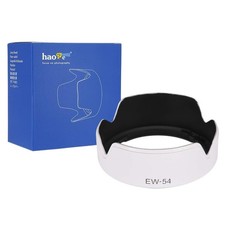 Bayonet Lens Hood for Canon EF-M 18-55mm f3.5-5.6 STM - Replaces EW-54, White