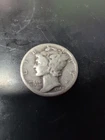 1942-D  Mercury  Silver Dime Coin
