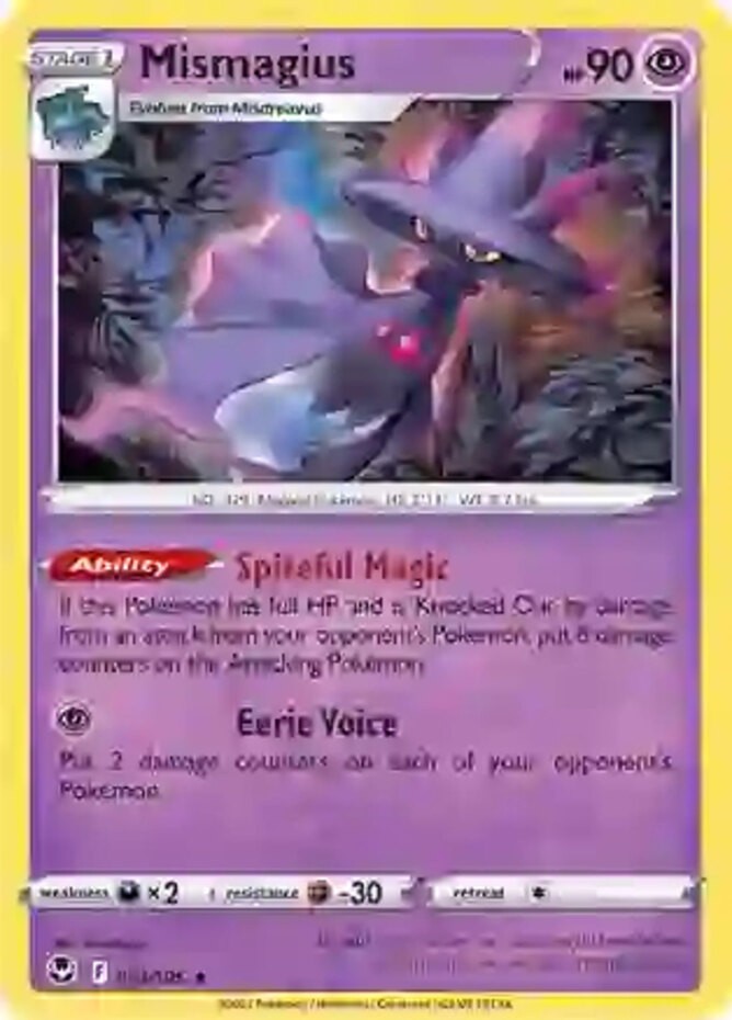 Mismagius - 064/195 - Rare - Near Mint