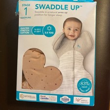 Stage 1 swaddle up quilted stretch cotton pink swaddle 13-19lbs love to dream
