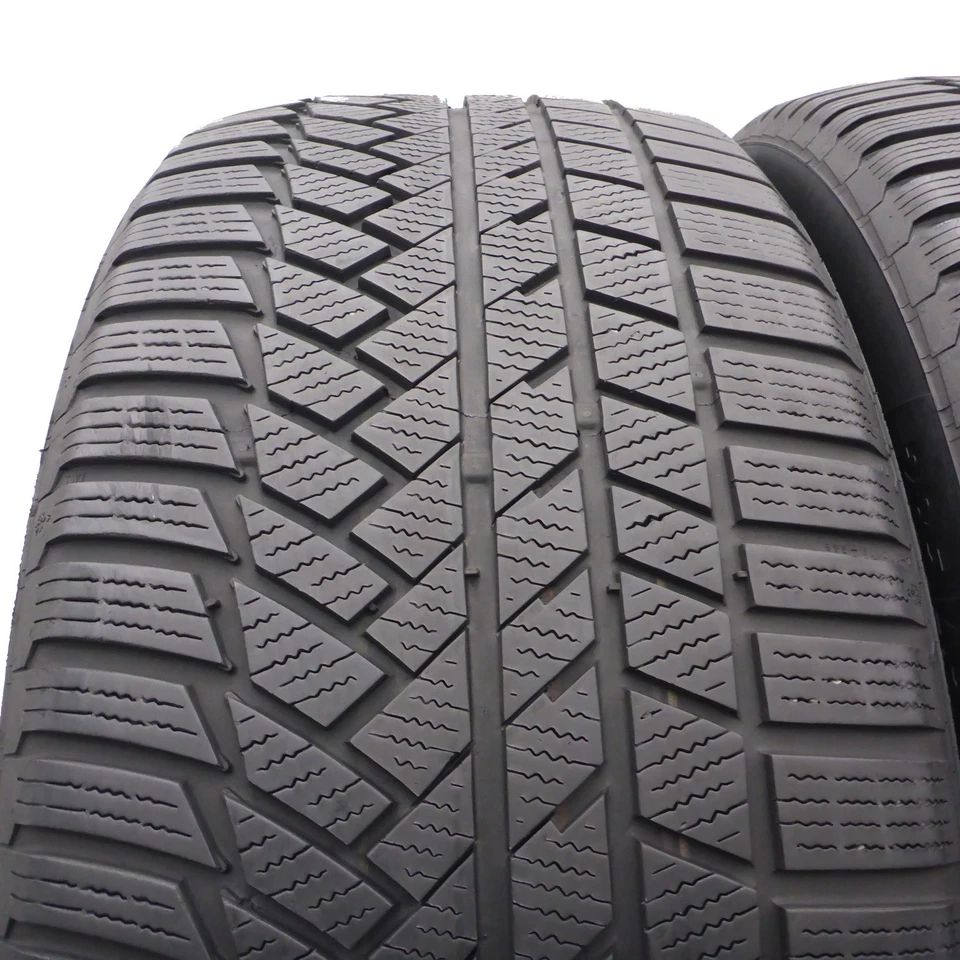 285 45 21 2X CONTINENTAL 285/45 R21 113V XL TS850P Pneus D'Hiver 6-6,8Mm 2018 - Photo 3/4