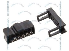 10-Pack 10-Pin Female IDC 2.54mm Pitch Connectors for Flat Ribbon Cable