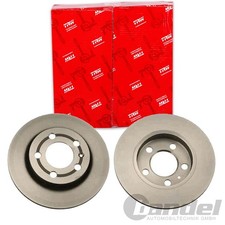 2X TRW BREMSSCHEIBEN 239mm VOLL HINTEN PASSEND FÜR AUDI A3 TT SKODA OCTAVIA VW