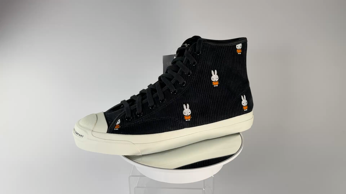 Converse X Pop Trading Purcell Pro Hi Miffy Corduroy Black Mn 8.5