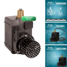 Little Giant Pe-2ysa 115v 300 Gph Submersible Parts Washer Pump 6 Leads Little Giant Pe-2ysa 115v 300 Gph Submersible Parts Washer Pump 6 Leads