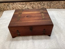 Donald F Duncan Stamped Wooden Box With Metal...