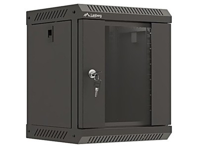 Z34085 enclosure: cabinet rack standard: 10'' 6U black Z: 300mm X: 300mm LANBERG