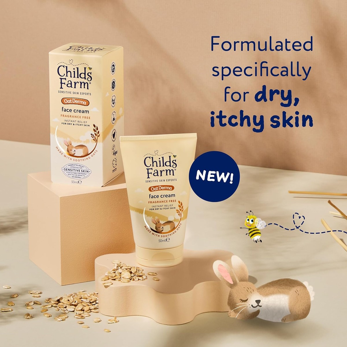 Oat Animal Farm Moisturiser OatDerma Body Moisturiser 200ml