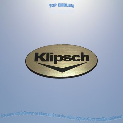 KLIPSCH Emblem Badge Logo Aufkleber Sticker Plate Car Audio Aufkleber Ersatz