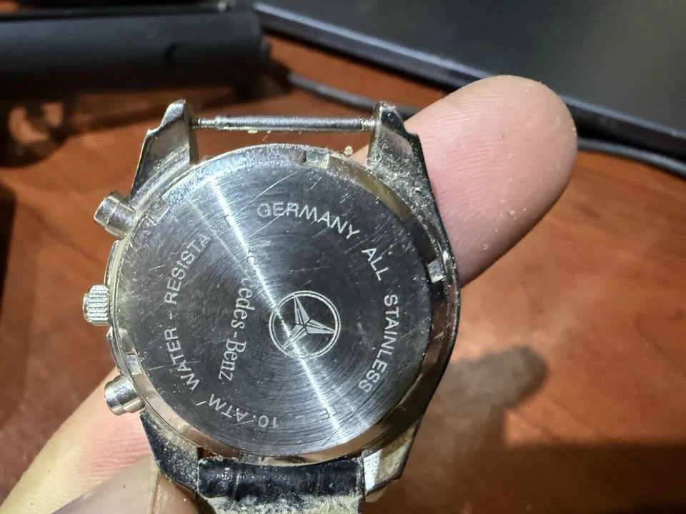 Reloj cronógrafo accesorio conductor coche clásico Mercedes Benz para mujer Foto 3 de 3