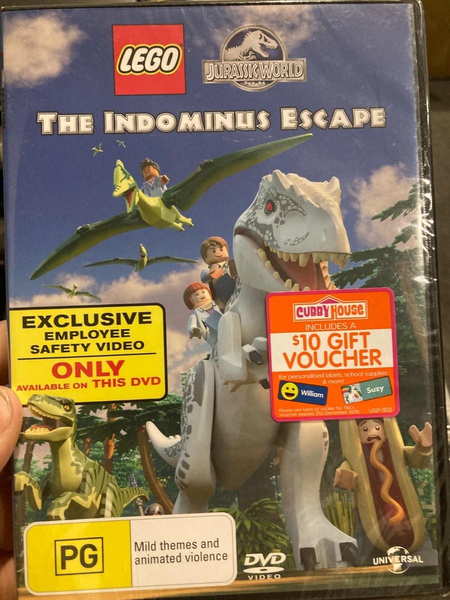 LEGO Jurassic World - The Indominus Escape NEW/sealed region 4 DVD (kids short) 9317731129766 | eBay LEGO Jurassic World - The Indominus Escape NEW/sealed region 4 DVD (kids short) 9317731129766 | eBay