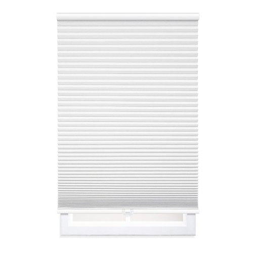 Cordless Polyester Blackout Cellular Shade, White, 36" x 72"