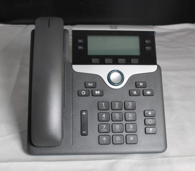 Cisco CP-7841-K9 4-Line Corded VoIP IP Office Phone w/ Handset & Stand - In Box