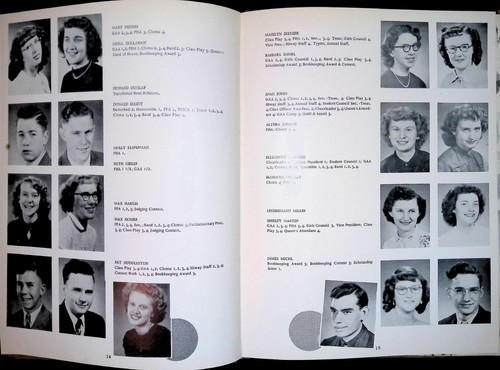 Oblong Township High School Oblong Illinois Yearbook 1951 - Picture 6 of 14