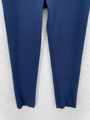 Margaret M Blue Slimming Skinny Leg Crop Pant Women’s Size Medium - Picture 5 of 10