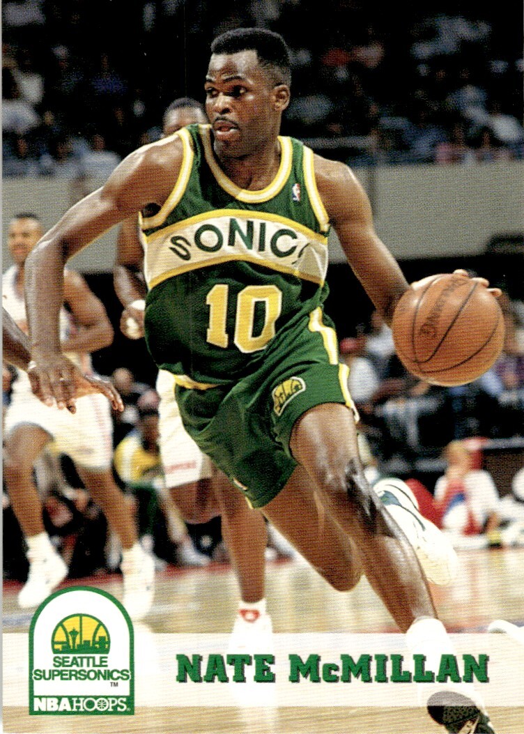 1993-94 NBA Hoops Basketball Card Nate McMillan Seattle