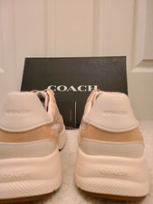  250 New - COACH Womens Sneaker Signature Canvas - 11 B Khaki Limited Edition