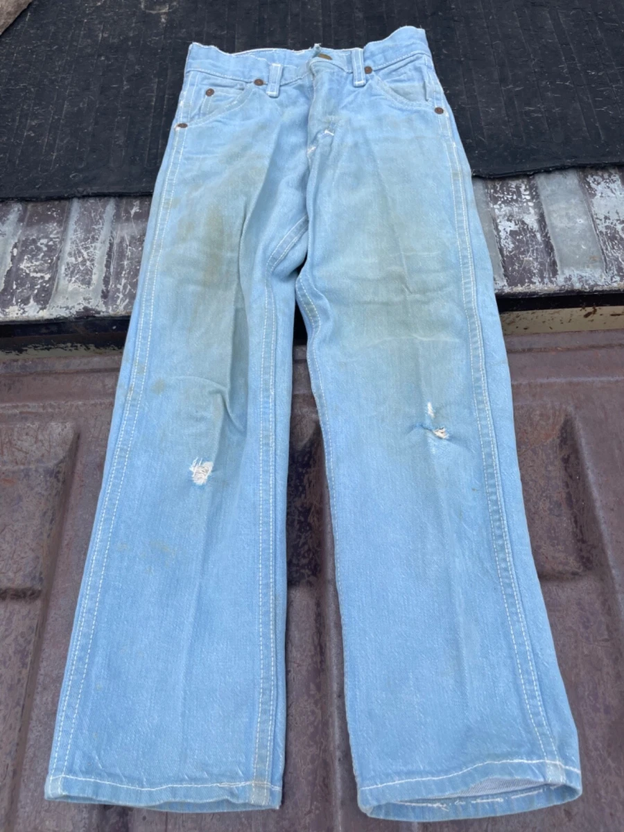 Vintage Lee Riders Union Made USA Size 7 Slim Jeans 1950s/1960s