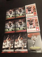 2022 Joe Burrow 9-Card Lot Chronicles, Prestige, Clear, Pink Variations