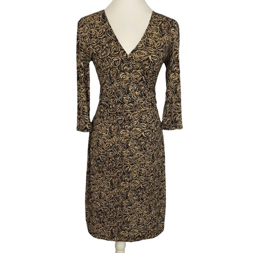 max and cleo brown dress Max and Cleo Brown Dress Women's Size 4 bow/pockets. Vintage Hipster Style,
