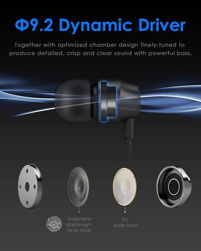 Lightning Headphones Earphones Earbuds in-Ear Magnetic MFi Certified Black - 第 3/7 張圖片