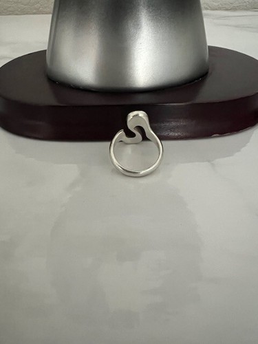 Georg Jensen #221 Koppel Design S Swish Sterling Silver Ring size 5.5 - 6 - Picture 2 of 11