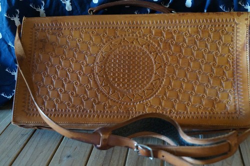 EXOTIC BRIEF CASE CUSTOM LEATHER CASE LIZARD INLAY BUSINESS CASE LEATHER CARRY - Picture 5 of 12