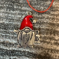 Christmas Ornaments Gnome Metal Santa Hat Christmas Tree Hanging Decoration New